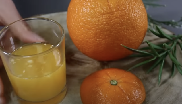портокалов сок с чесън и джинджифил